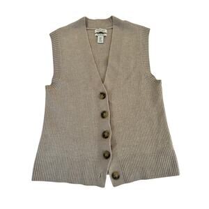 Rachel Zoe extrafine merino wool button-down sweater vest